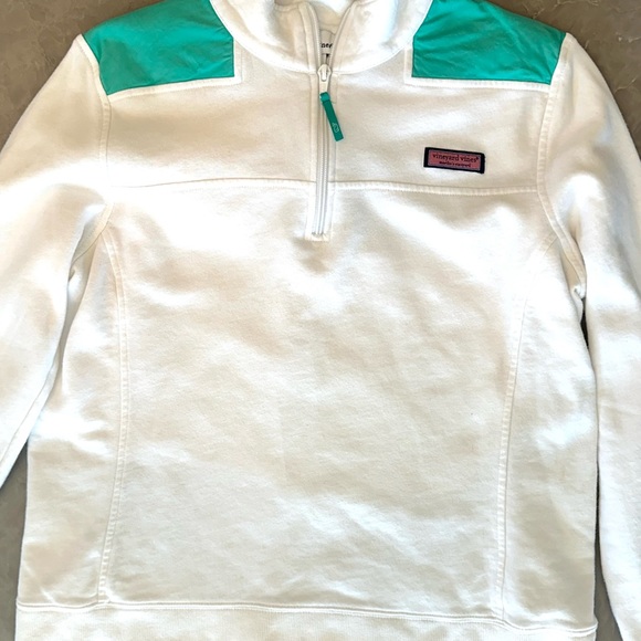 Vineyard Vines Women’s Quarter Zip Sweatshirt Size Large - Picture 9 of 14